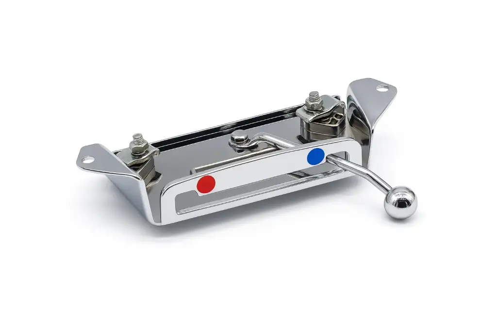 Commande de chauffage Plastique CHROME