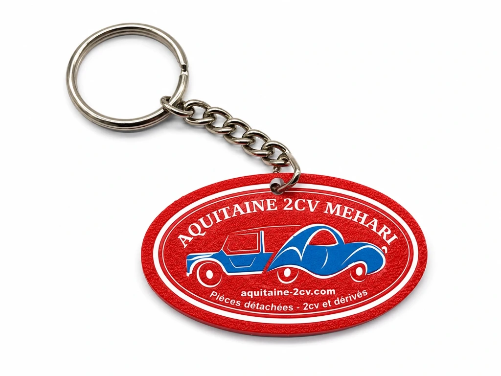 [A45901] PORTE CLE - AQUITAINE 2CV MEHARI 