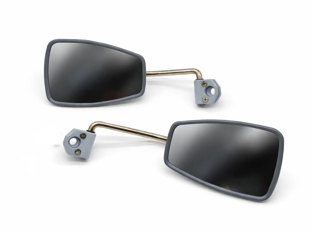 [A09706] Paire de Rétroviseur pour 2CV - DYANE INOX