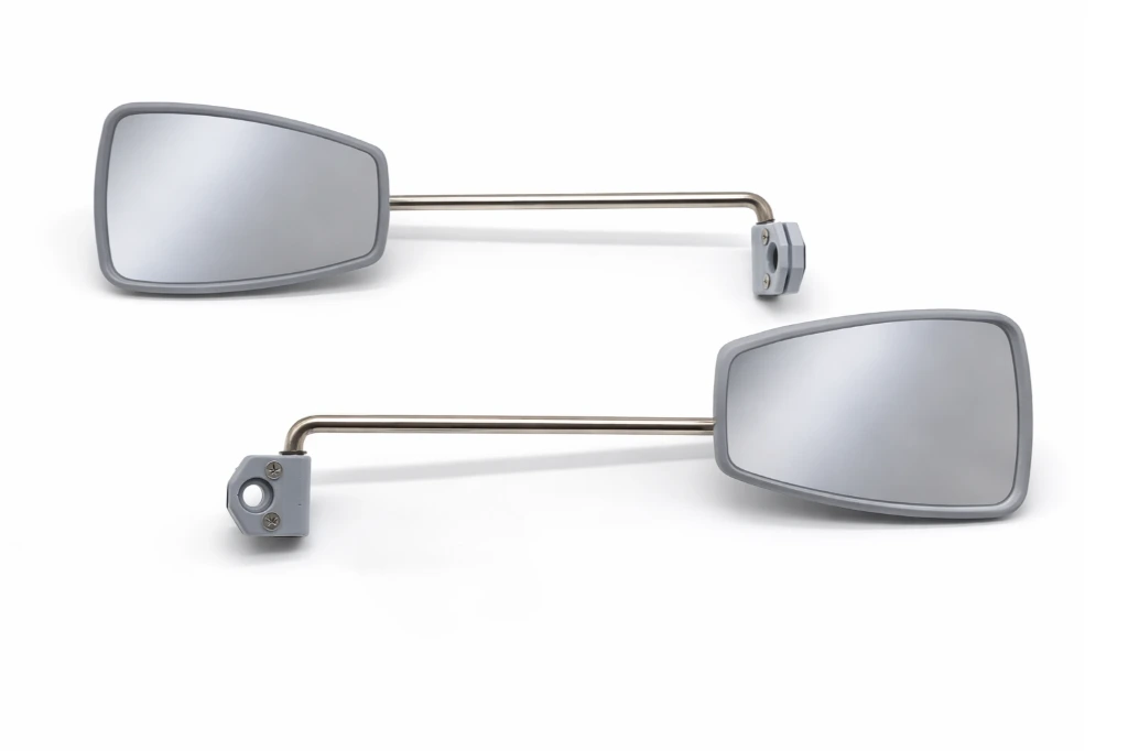 [A09707] Paire de Rétroviseur pour Fourgonnette INOX