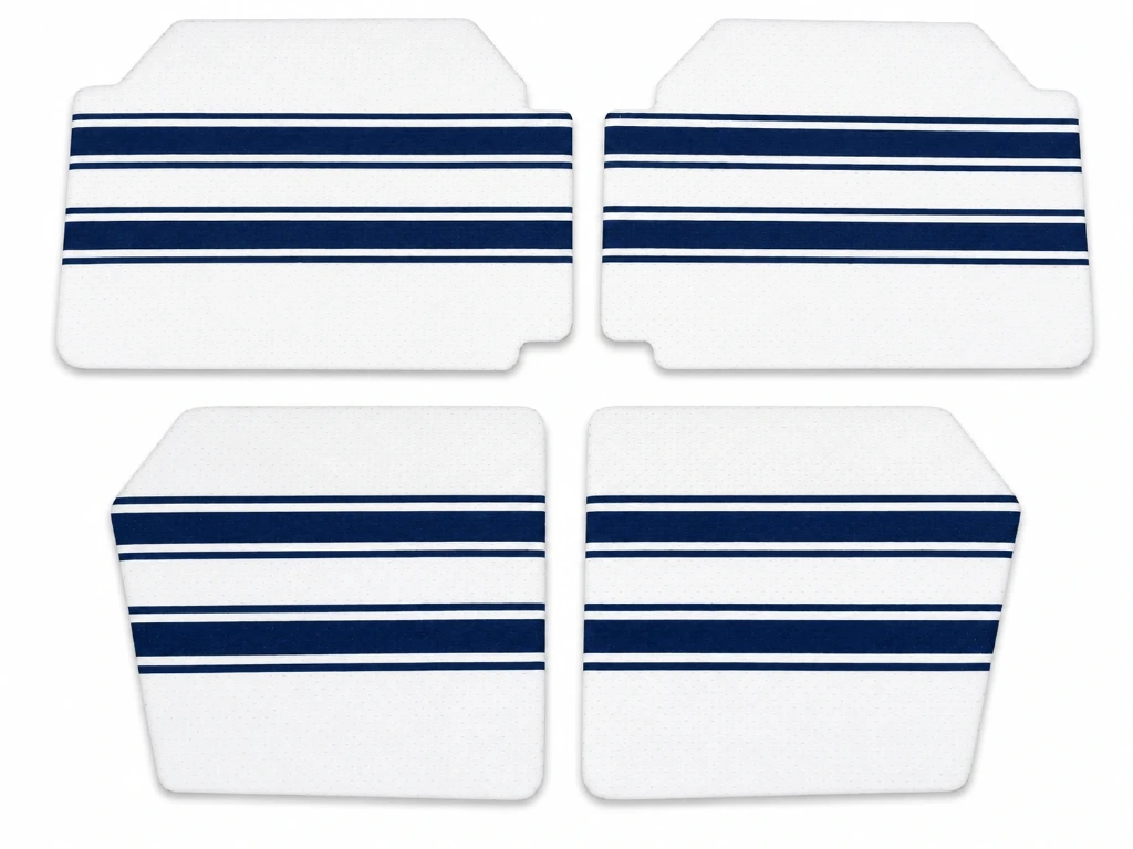 Lot 4 panneaux de porte grand modèle TISSU FRANCE 3