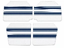 Lot 4 panneaux de porte grand modèle TISSU FRANCE 3