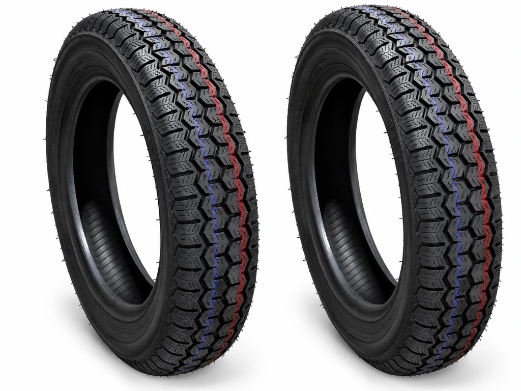 Lot de 2 Pneus 135/15 Profil d´Origine Tubeless
