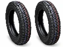 Lot de 2 Pneus 135/15 Profil d´Origine Tubeless