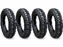 Lot 4 pneus 125/15  Profil d´Origine Tubeless