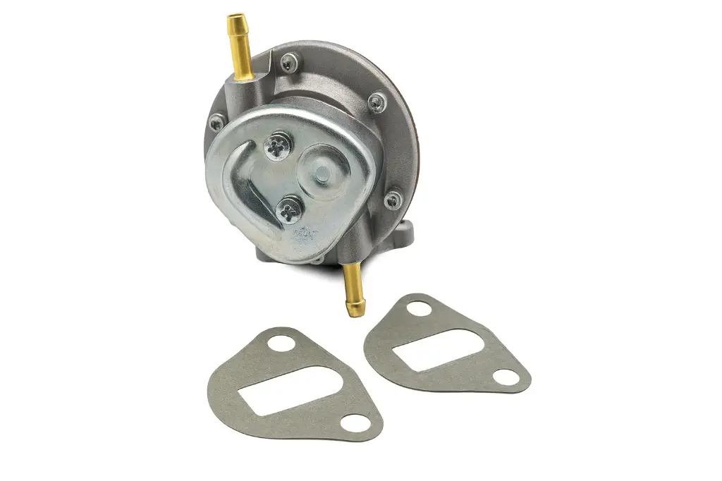 [A08502PR] Pompe à essence après 02/1970 avec levier d´amorçage - Qualité PREMIUM + Joint
