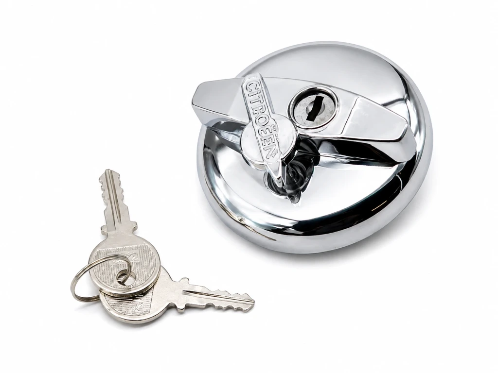 Bouchon à essence à clef Chromé
