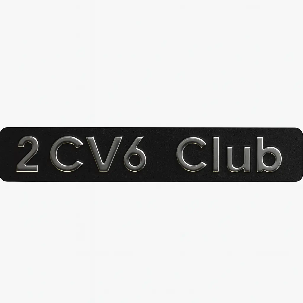 Monogramme 2CV6 Club