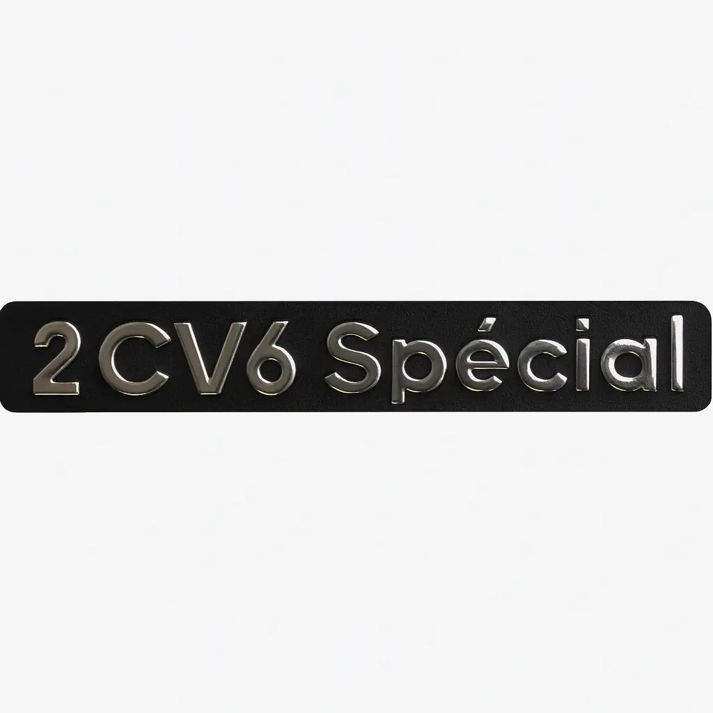 Monogramme 2CV6 Spécial