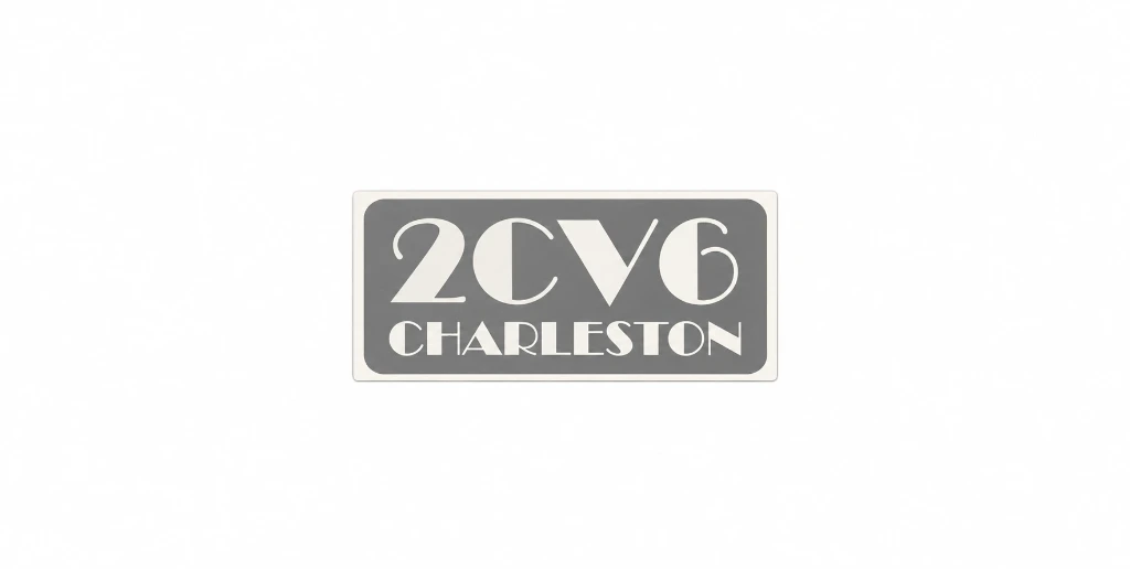 Monogramme Adhésif 2CV6 CHARLESTON