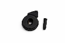 Clips de vitre gauche en plastique