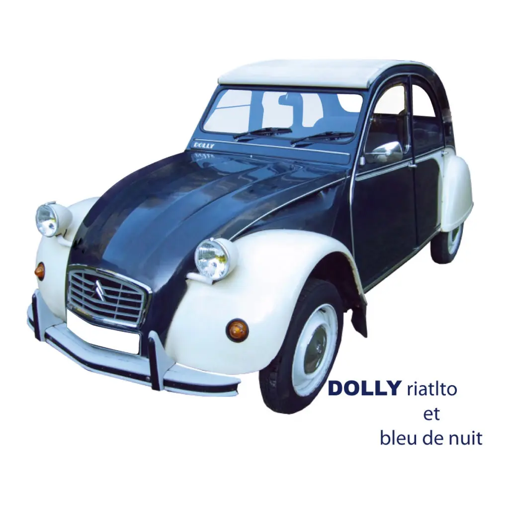 [A09930] Ensemble adhésif pour 2CV Dolly Bleu Nuit