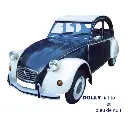 Ensemble adhésif pour 2CV Dolly Bleu Nuit
