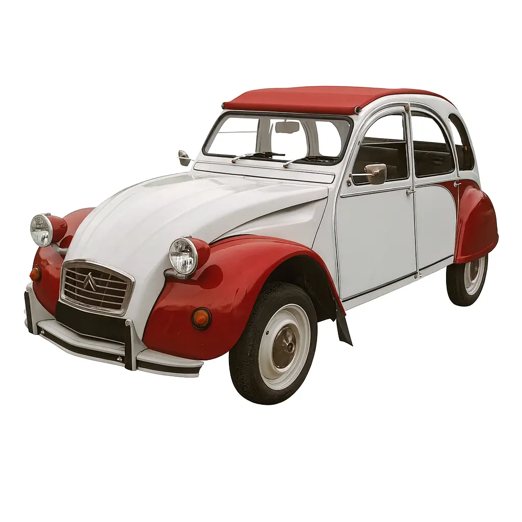 [A09931] Ensemble adhésif pour 2CV Dolly Rouge Vallelunga