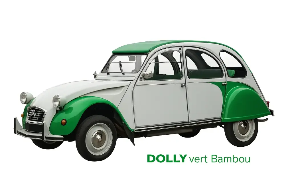[A09932] Ensemble adhésif pour 2CV Dolly Vert Bambou