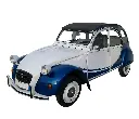 Ensemble adhésif pour Charleston 2CV Bleu Azur