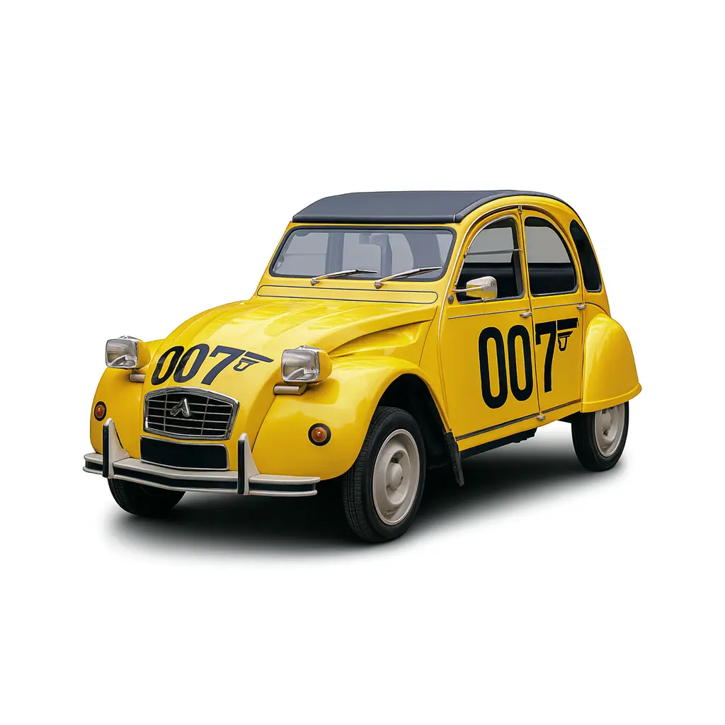 [A09995] Ensemble adhésif pour 2CV James Bond "007"