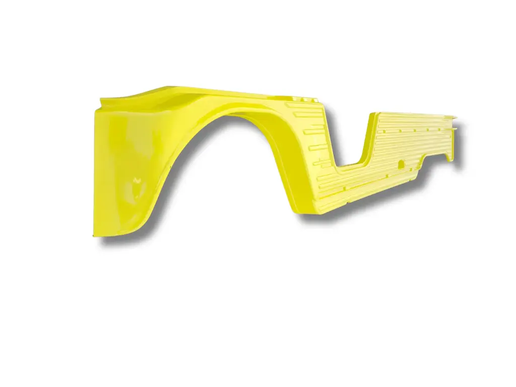 [A11010J] Panneau latéral GAUCHE AVEC aileron Gâche ANCIEN MODÈLE JAUNE 