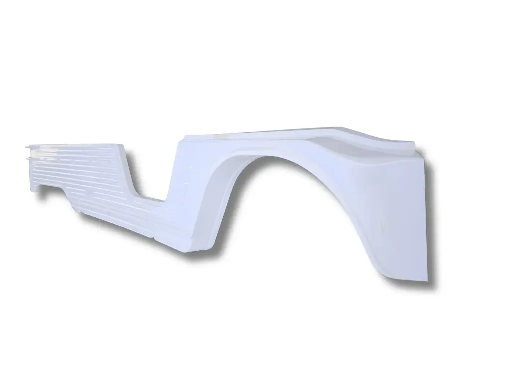 Panneau latéral DROIT AVEC aileron Gâche ANCIEN MODÈLE BLANC