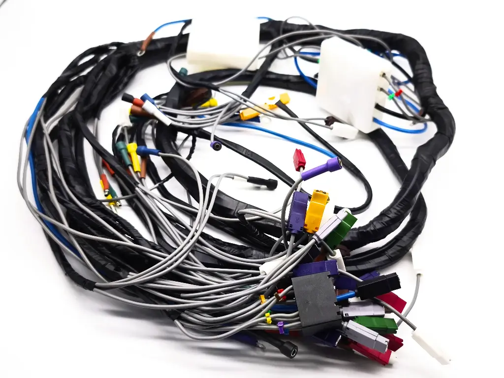 [A13810PR] Faisceau Avant 2CV - 12 Volts avec boite à fusibles 