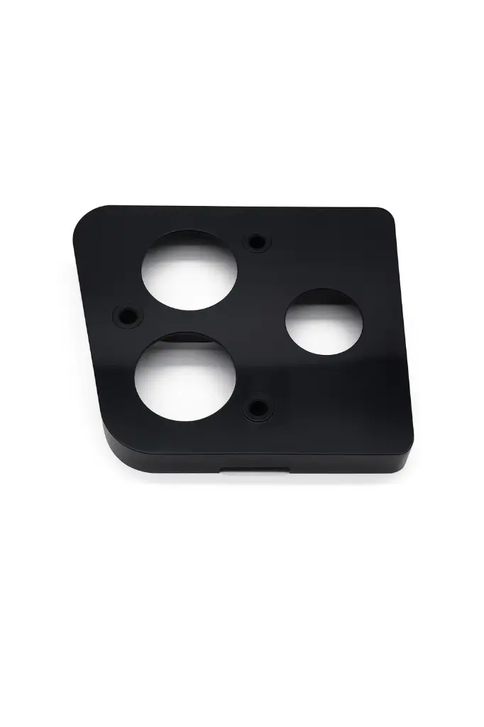 Platine rehausse feu arrière Gauche Noire