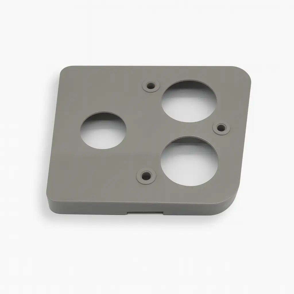 Platine rehausse, feu arrière Droit Gris 