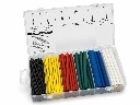assortiment 100 gaines thermorétractables L = 10cm (diam. 1,5 / 2,5 / 4,0 / 6,0 / 10,0 / 13,0mm)
