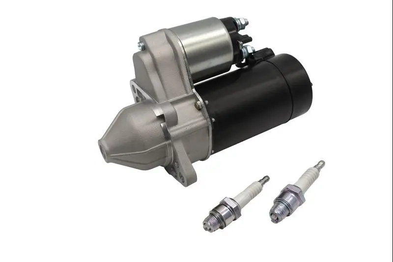 Démarreur 12 Volts petit modèle + Paire de bougies NGK B7HS offerte