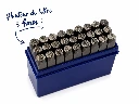 Lettres à frapper 4mm