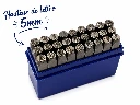 Lettres à frapper 5mm